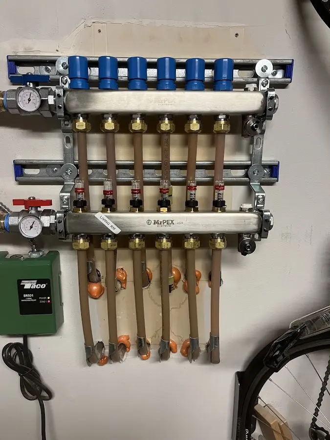 Plumber performing Gas Leak Detection at a residential property in Charlton